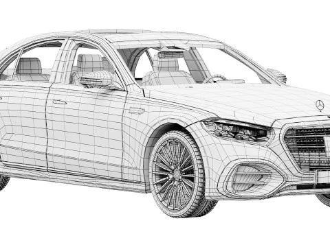 Mercedes-Benz Classe S W223 AMG-Line 2027 Modelo 3D