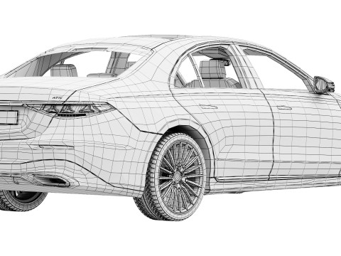 Mercedes-Benz Classe S W223 AMG-Line 2027 Modello 3D