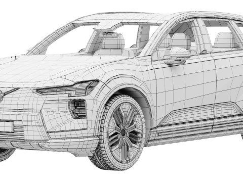 Volvo EX60 Cross Country 2027 Modello 3D