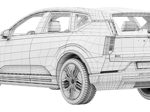 Volvo EX60 Cross Country 2027 Modello 3D