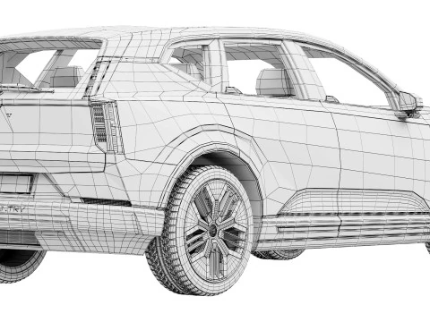 Volvo EX60 Cross Country 2027 Modello 3D