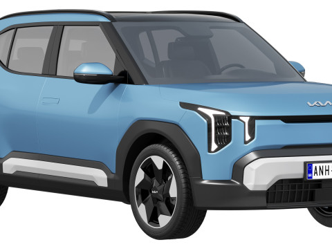 किआ EV2 2026 3D मॉडल