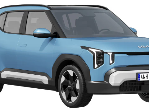 起亜EV2 2026 3Dモデル