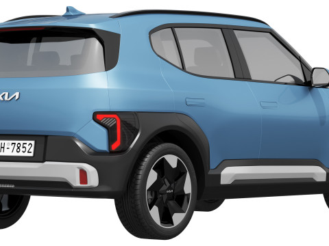 किआ EV2 2026 3D मॉडल