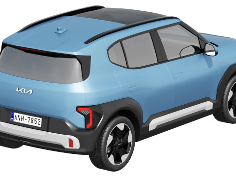 起亜EV2 2026 3Dモデル