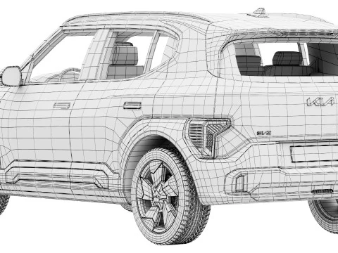 起亜EV2 2026 3Dモデル