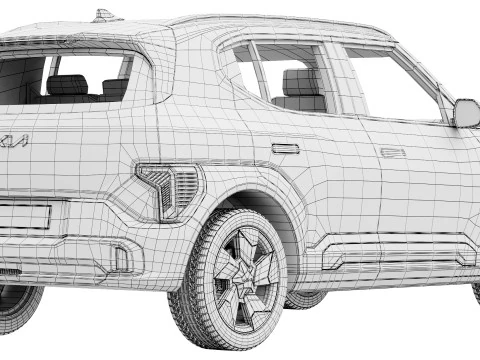 起亜EV2 2026 3Dモデル