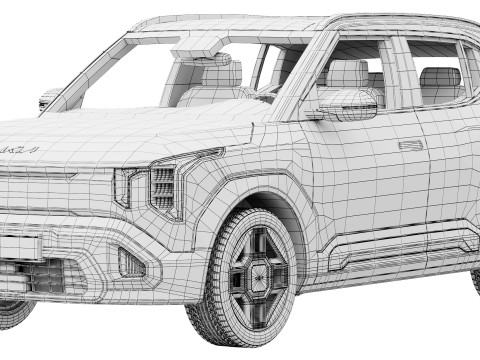 Kia EV2 GT-l&iacute;nea 2026 Modelo 3D