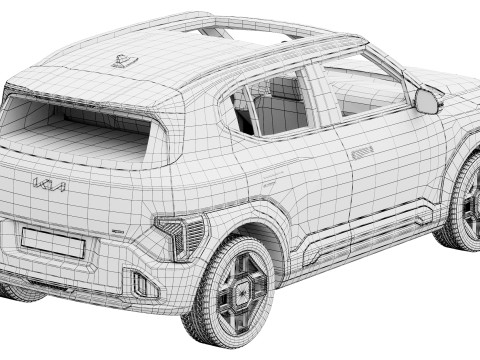 Kia EV2 GT-l&iacute;nea 2026 Modelo 3D