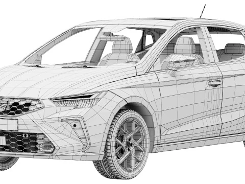 SEAT Ibiza FR 2026 3D Model