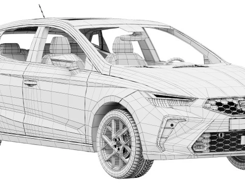 SEAT Ibiza FR 2026 3D Model