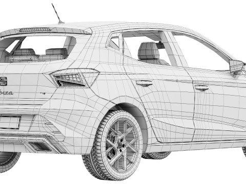 SEAT Ibiza FR 2026 3D Model