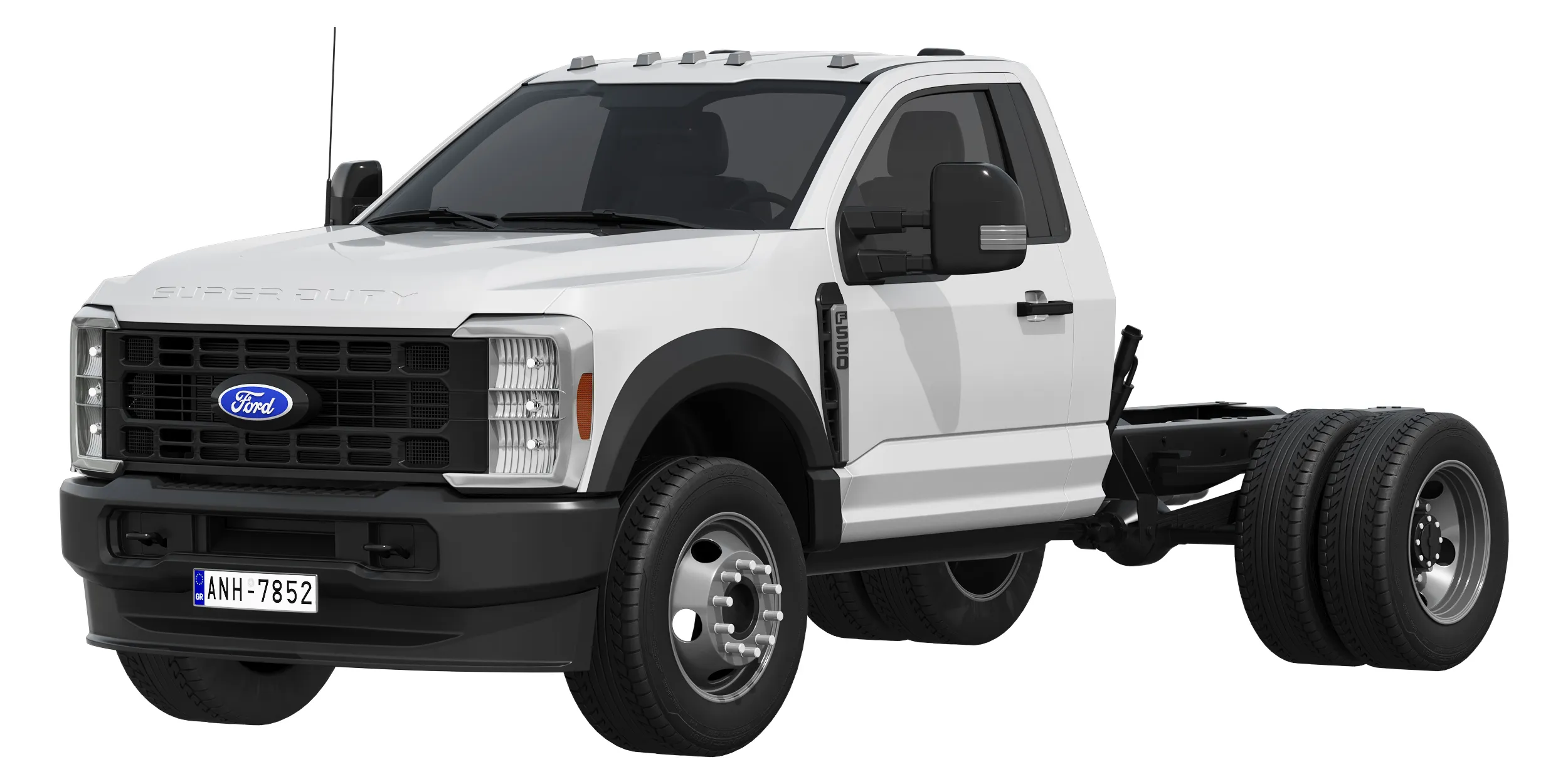 F-550 Super Duty Chassis regular cab 2026 3D Model .c4d .max .obj .3ds .fbx .stl .blend 