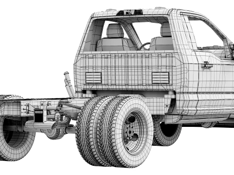 F-550 Super Duty Chassis regular cab 2026 3D Model
