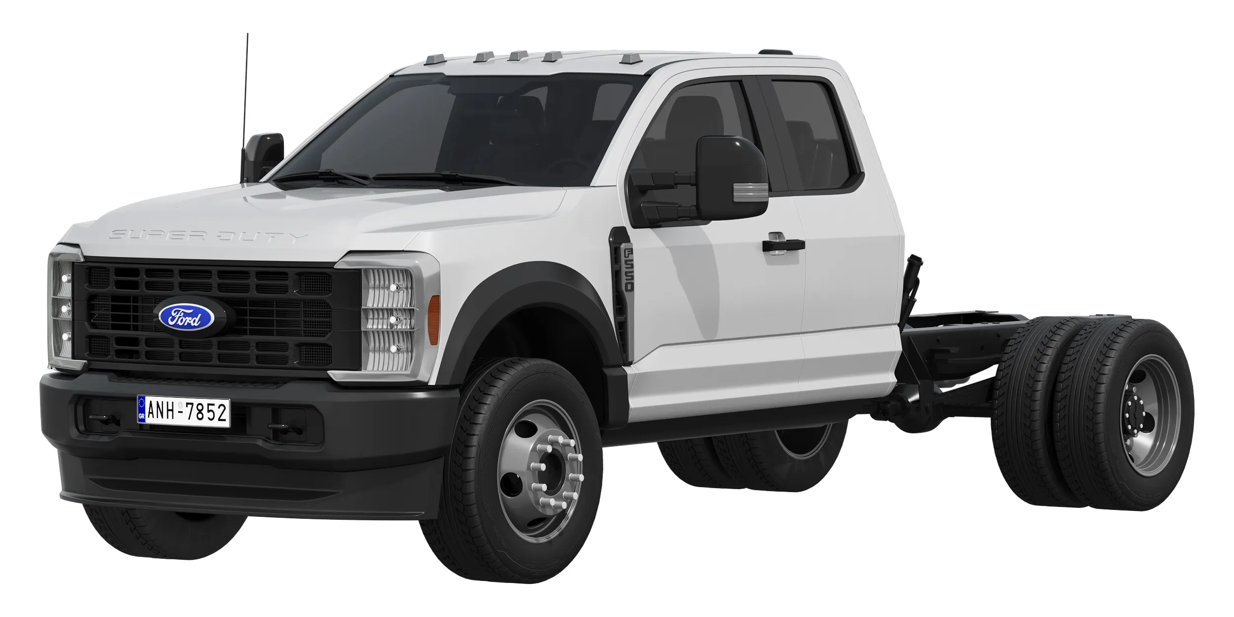 F-550 Super Duty Chassis Super Cab 2026 3D Model .c4d .max .obj .3ds .fbx .stl .blend 