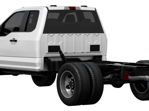 F-550 Super Duty Chassis Super Cab 2026 3D Model
