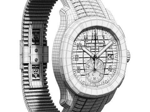 Patek Philippe Aquanaut 5968R-001 3D Model