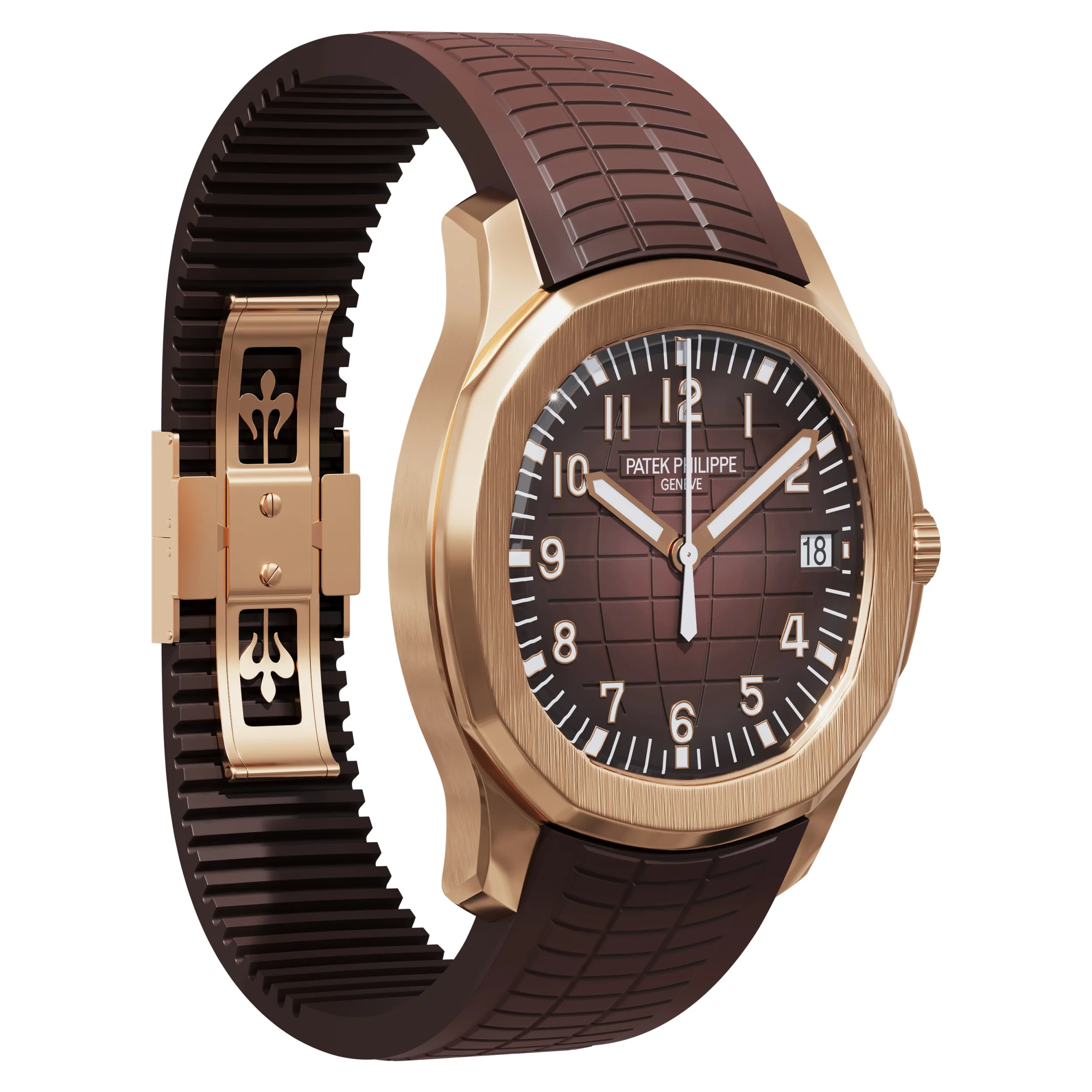 Patek Philippe Aquanaut 5167R-001 3D Model .c4d .max .obj .3ds .fbx .stl .blend