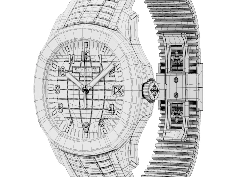 Patek Philippe Aquanaut 5167R-001 3D Model