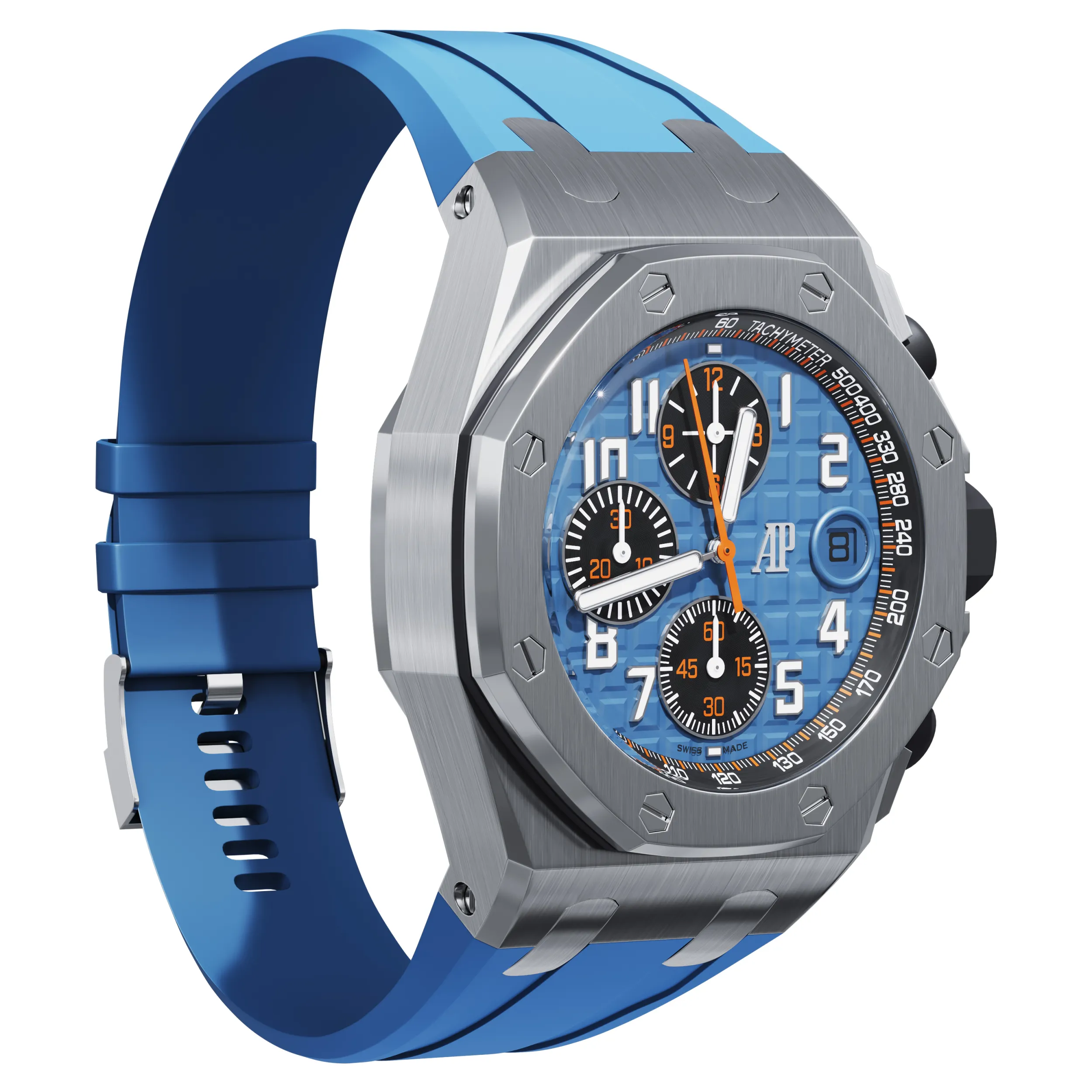 Audemars-Piguet Royal Oak Offshore Chronograph 3D Model .c4d .max .obj .3ds .fbx .stl .blend 