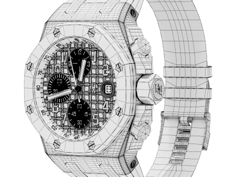 Audemars-Piguet Royal Oak Offshore Chronograph 3D Model