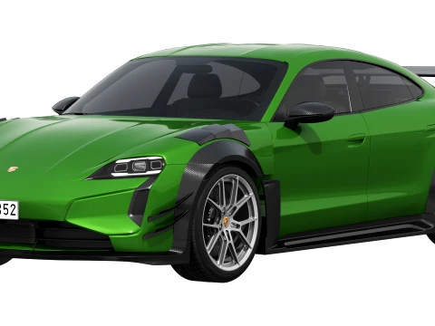 Zestaw Porsche Taycan Turbo GT Manthey 2027 Model 3D