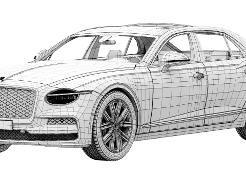 Bentley Flying Spur 2027 3D Model