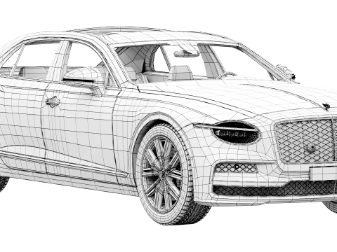 Bentley Flying Spur 2027 3D Model