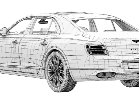 Bentley Flying Spur 2027 3D Model