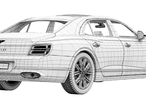 Bentley Flying Spur 2027 3D Model