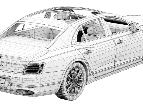 Bentley Flying Spur 2027 3D Model