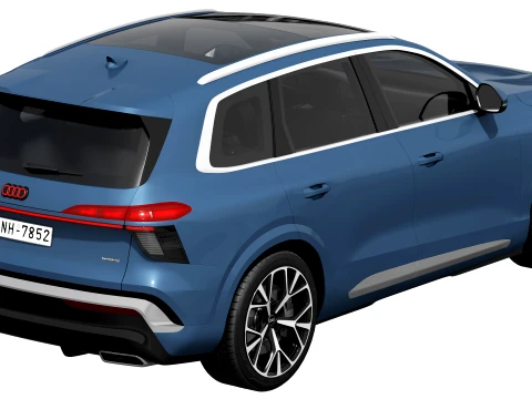 Audi Q7 2027 3D Model