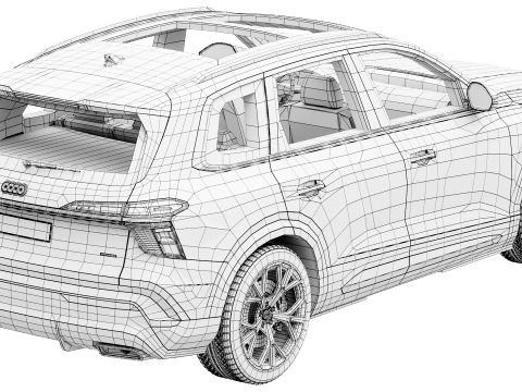 Audi Q7 2027 3D Model