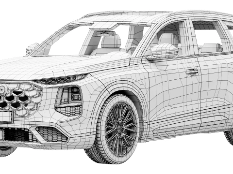 Audi SQ7 2027 3D Model