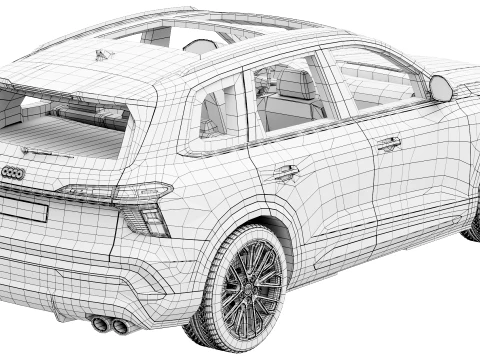 Audi SQ7 2027 3D Model