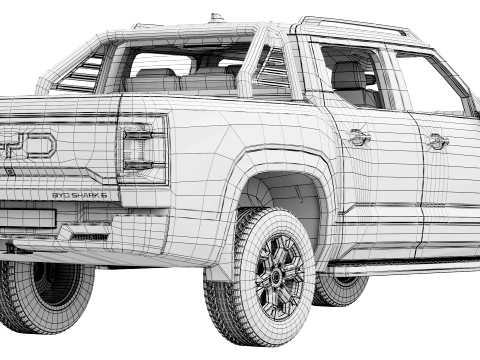 BYD Shark 6 3D Model