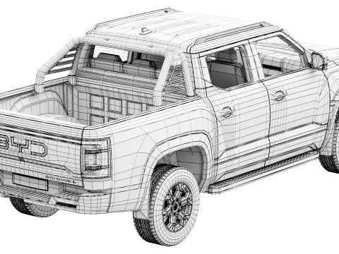 BYD Shark 6 3D Model