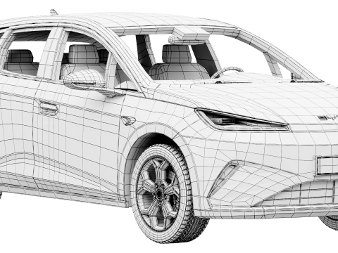 BYD Dolphin G DM-i 2026 3D Model