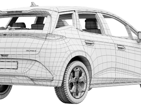 BYD Dolphin G DM-i 2026 3D Model