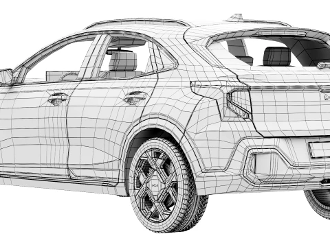 Kia XCeed 2027 3D Model