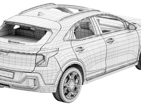 Kia XCeed 2027 3D Model