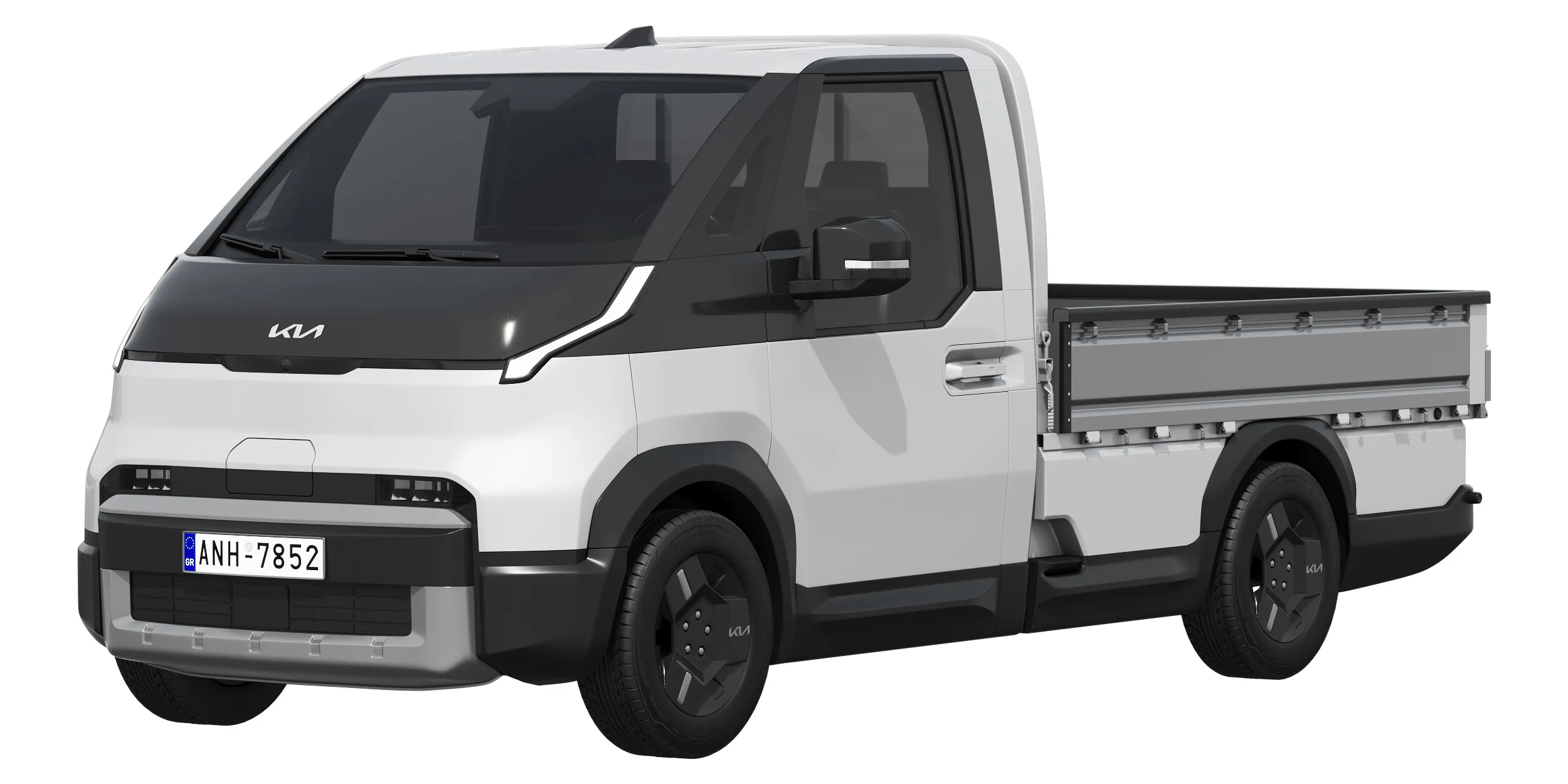 KIA PV5 Chassis OpenBed 2026 3D Model .c4d .max .obj .3ds .fbx .stl .blend