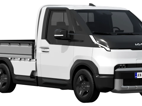 KIA PV5 Chassis OpenBed 2026 3D Model