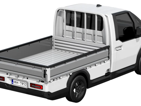 KIA PV5 Chassis OpenBed 2026 3D Model