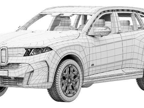 SUV X5 M60e 2027 3D Model