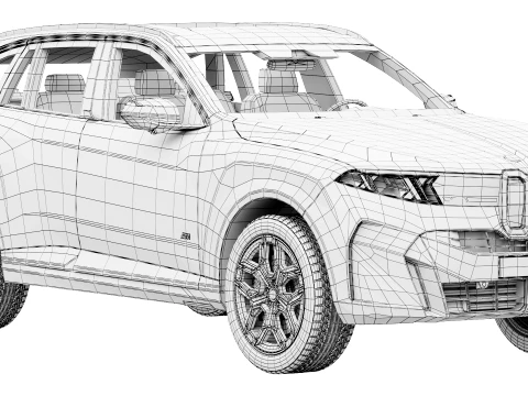 SUV X5 M60e 2027 3D Model