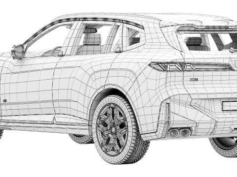 SUV X5 M60e 2027 3D Model