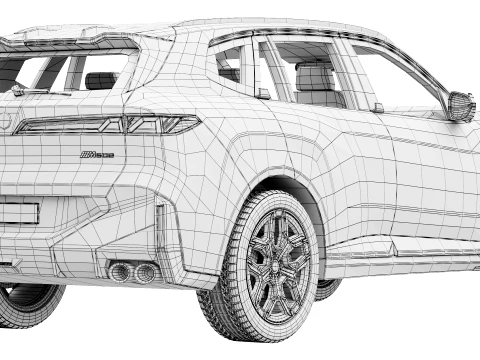 SUV X5 M60e 2027 3D Model