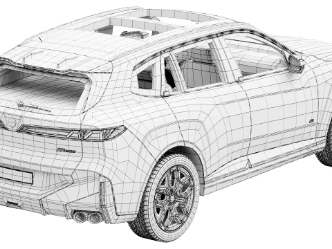 SUV X5 M60e 2027 3D Model