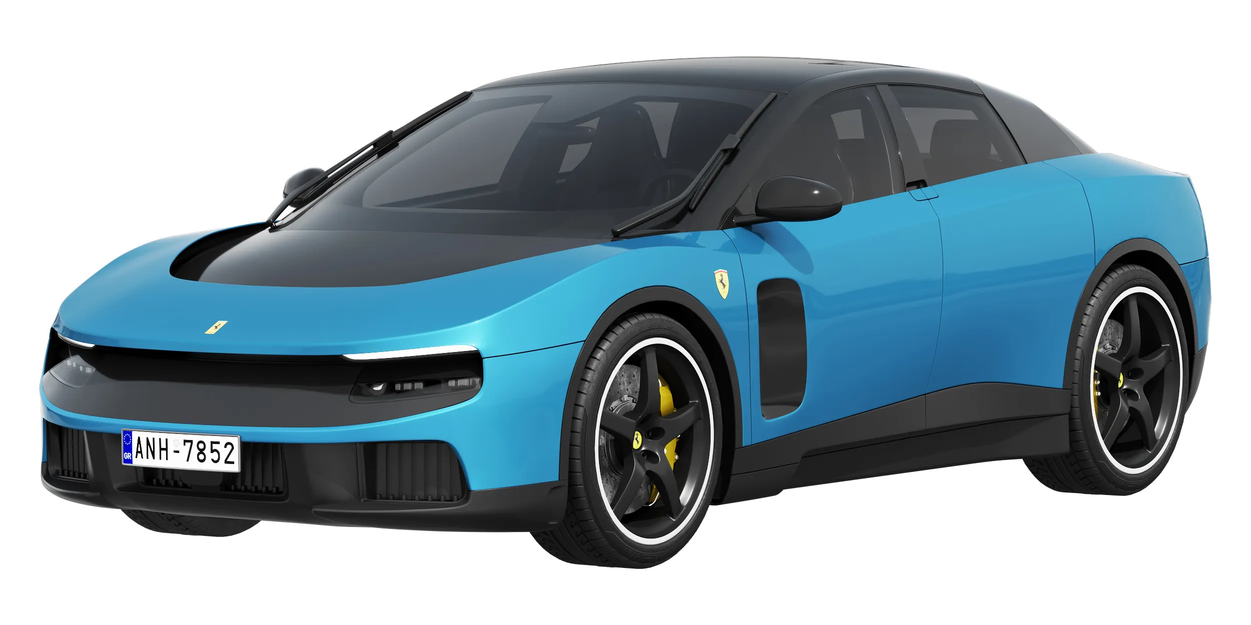 Ferrari Luce 2027 3D Model .c4d .max .obj .3ds .fbx .stl .blend 